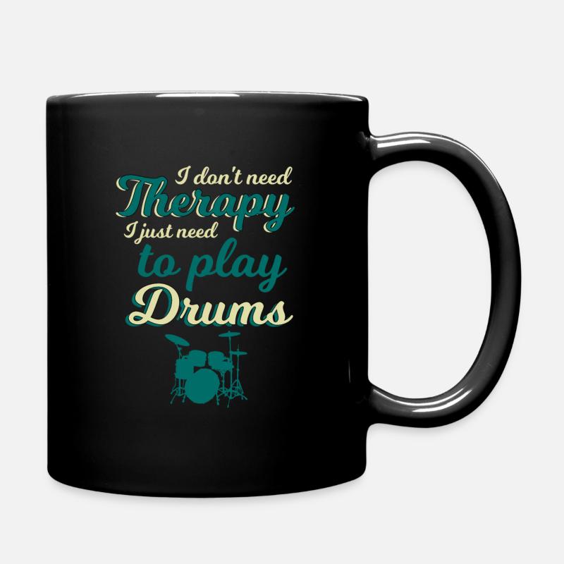 Drums Drums Drummer Drum Gift - Mug uni - noir