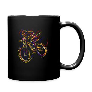 VTT - Mug uni - noir - Droite