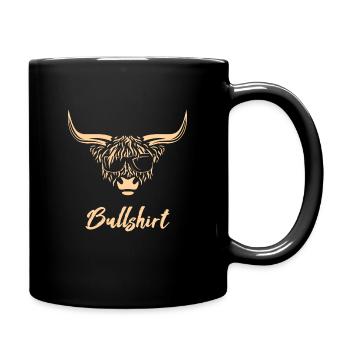Highland Cattle Farmer Cow Cows Farmer Gift - Full Colour Mug - black - Right