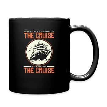 Cruise Cruise Cruise Ship Gift - Full Colour Mug - black - Right