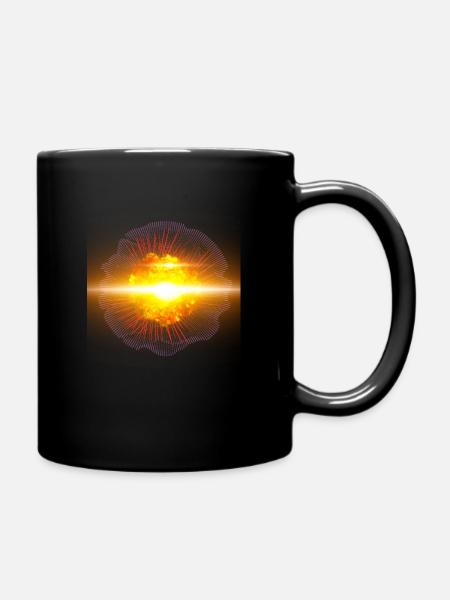 Supernova - Solar Explosion - Full Colour Mug - black