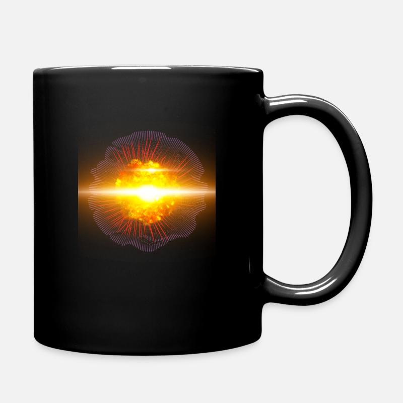 Supernova - Solar Explosion - Full Colour Mug - black