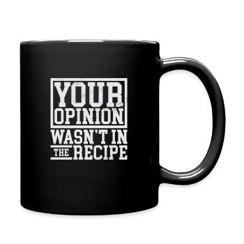 Alimentation cuisine cuisine cuillère à soupe idée de cadeau - Mug uni - noir - Droite