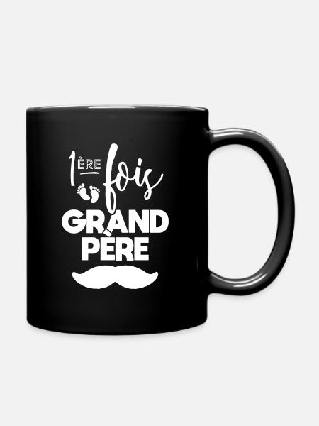 Première fois grand père - Mug uni - noir