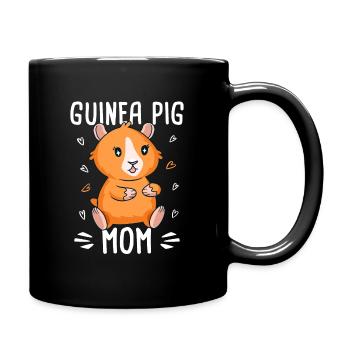 Guinea Pig Mama Mother Mom Guinea Pig - Full Colour Mug - black - Right