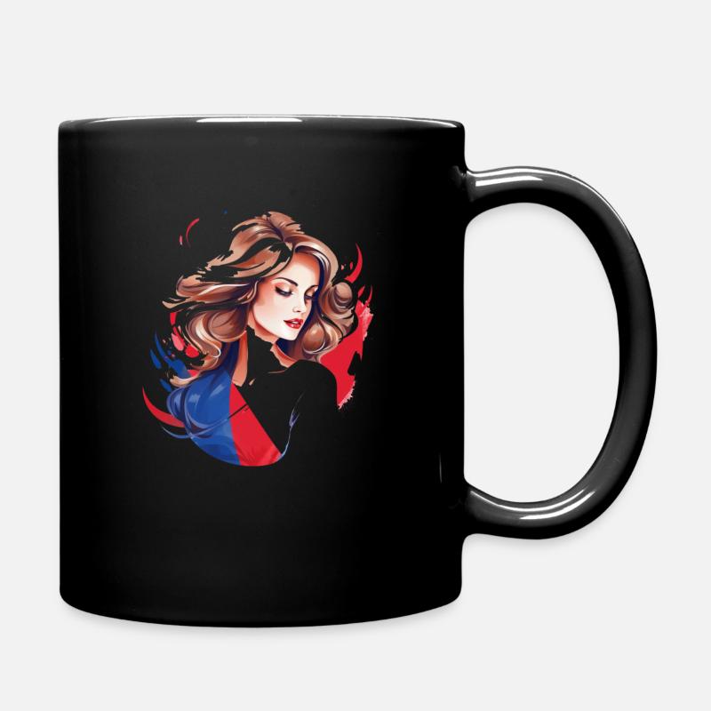 Tee shirt France - Mug uni - noir