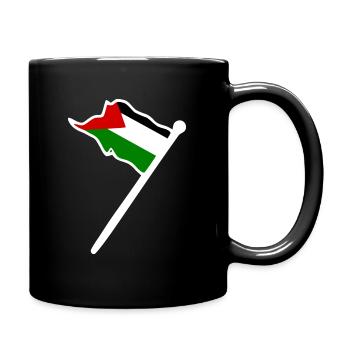 Free palestine - Mug uni - noir - Droite