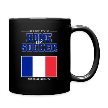 Le berceau du football - Mug uni - noir - Droite