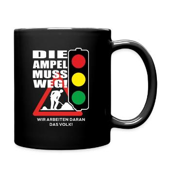 Les feux de circulation doivent disparaître - Mug uni - noir - Droite