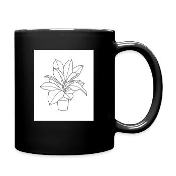 Plant - Full Colour Mug - black - Right