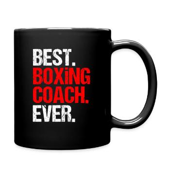 Meilleur entraîneur Boîte de tout cadeau boxeur temps - Mug uni - noir - Droite