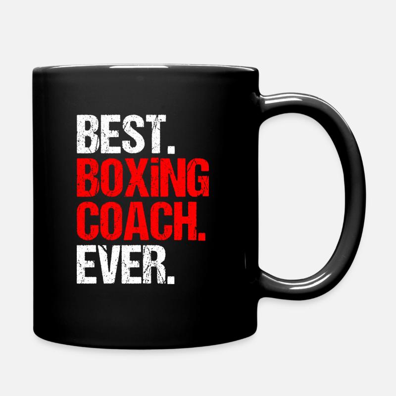 Bester Box Trainer aller Zeiten Boxer Geschenk - Tasse einfarbig - Schwarz