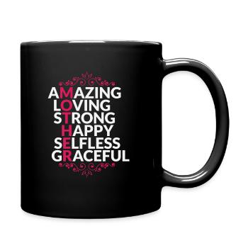 Maman Stupéfiant Stark Bonne fête des mères - Mug uni - noir - Droite