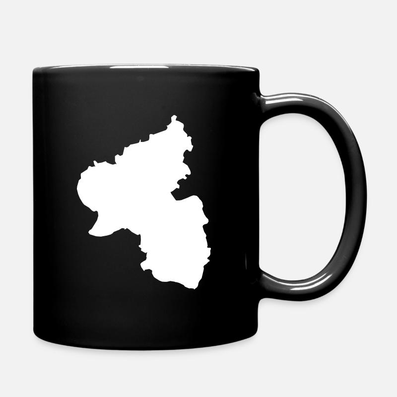 Rheinland Pfalz - Tasse einfarbig - Schwarz