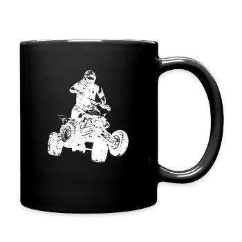 Quad - Tasse einfarbig - Schwarz - Rechts
