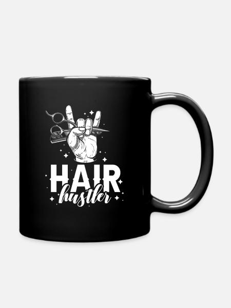 hairdresser hairdresser hairdresser gift - Full Colour Mug - black