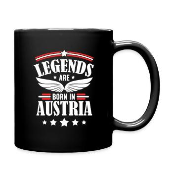 L'Autriche - Mug uni - noir - Droite