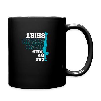 Das Ist Mein Handstand Shirt Turner Calisthenics - Tasse einfarbig - Schwarz - Rechts