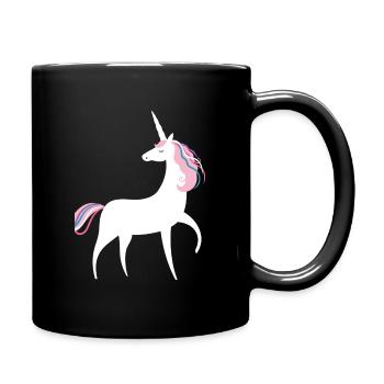 Unicorn Licorne Fantasy Contes fabuleux magie - Mug uni - noir - Droite