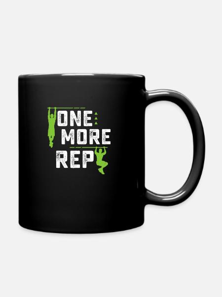 On More Rep Planche Calisthenics Street Workout - Tasse einfarbig - Schwarz