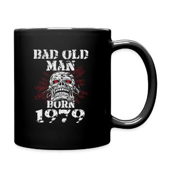 Vieil homme 1979 Né anniversaire - Mug uni - noir - Droite