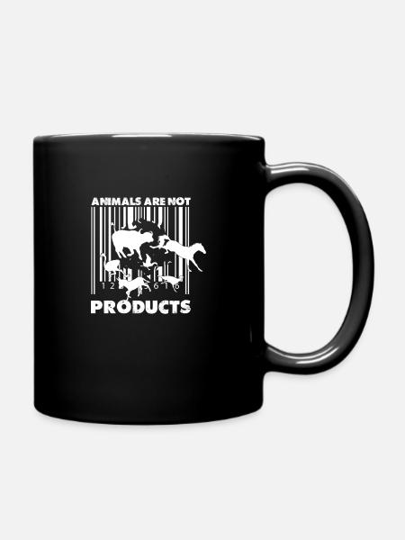 Les animaux ne sont pas des produits Protection des animaux Droits des animaux - Mug uni - noir