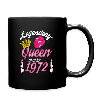 1972 Naissance Reine Légendes Anniversaire femmes - Mug uni - noir - Droite