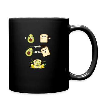 Avocado Toast Fusion Pain Tartiner Guacamole - Mug uni - noir - Droite