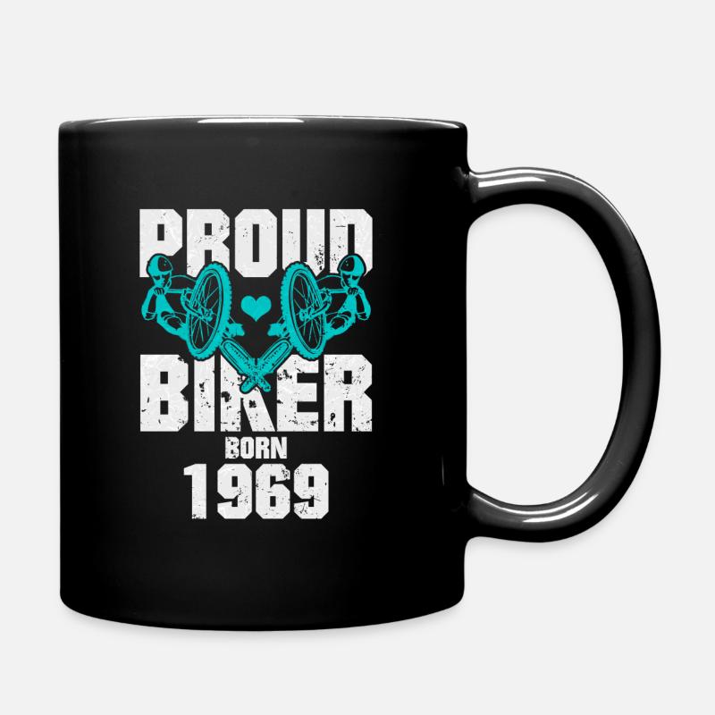 Mountainbiker 1969 Né Vélo d’anniversaire - Mug uni - noir