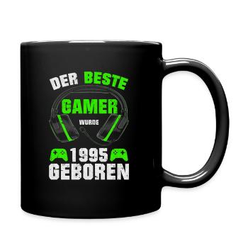 Gamer Gift Gaming Anniversaire 1995 Naissance - Mug uni - noir - Droite
