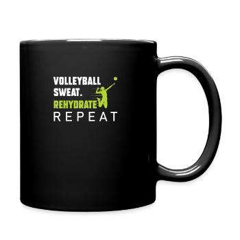 Jeux de balle de train pour un athlète qui - Mug uni - noir - Droite