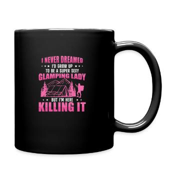 Ich hätte nie gedacht, dass ich ein super sexy - Tasse einfarbig - Schwarz - Rechts
