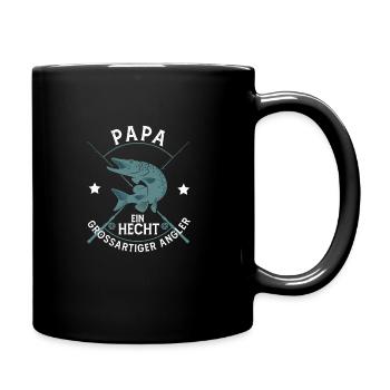 Papa Ein Hecht Großartiger Angler Fischer - Mug uni - noir - Droite