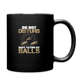 Do Not Disturb Busy Gaming Jeu de flipper amusant - Mug uni - noir - Droite