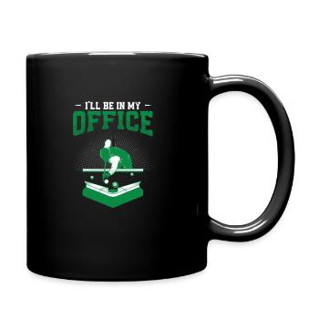 I'll Be In My Office Jeu de billard amusant pour - Mug uni - noir - Droite