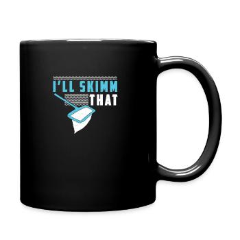 Je vais écrémer ce drôle de Pool Guy Service - Mug uni - noir - Droite
