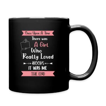 Mon livre sent mieux que votre tablette - Mug uni - noir - Droite