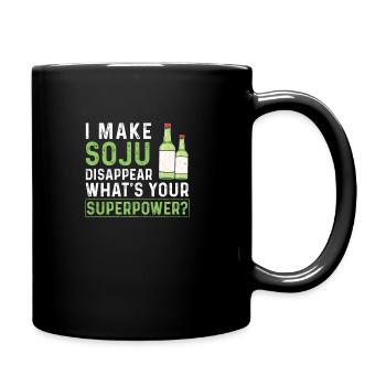Ich lasse Soju verschwinden, was ist deine - Tasse einfarbig - Schwarz - Rechts