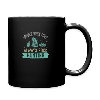 Funny Geology Rock Hunting For Humor Lover Future - Full Colour Mug - black - Right
