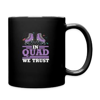 Quad Skating Humor For A 90s Skates Lover Roller - Full Colour Mug - black - Right
