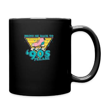 Retro Bring Me Back To The '90's Quad Skating for - Mug uni - noir - Droite