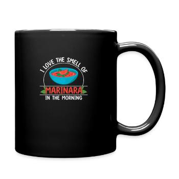 J'aime l'odeur de la cuisine italienne Tomate - Mug uni - noir - Droite
