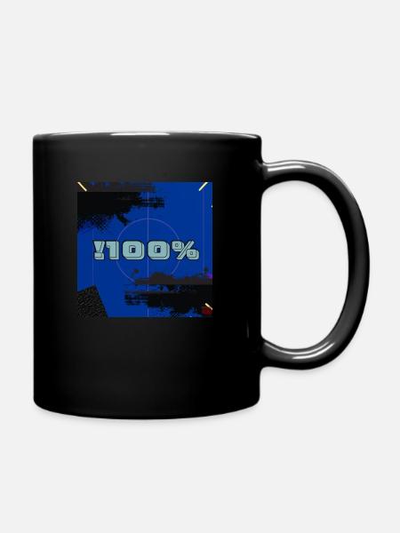 !100% - Mug uni - noir