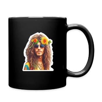 Hippie - Mug uni - noir - Droite