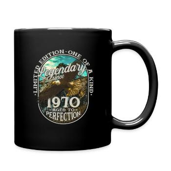Legendary since 1970 - Full Colour Mug - black - Right