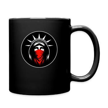 Freedom must be earned - Full Colour Mug - black - Right