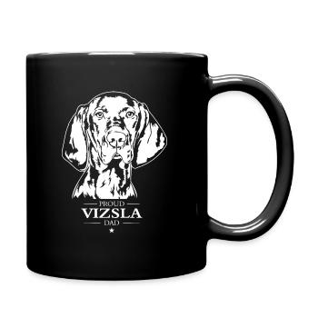 Vizsla Dad Hunde Hund Magyar Vizsla Wilsigns - Tasse einfarbig - Schwarz - Rechts