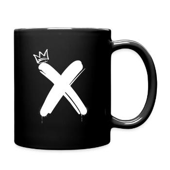 X - Full Colour Mug - black - Right