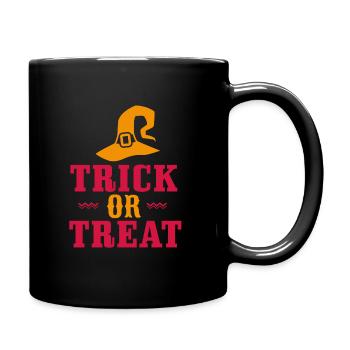Des bonbons ou un sort - Mug uni - noir - Droite