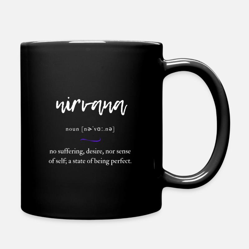 Nirvana Convoluted Edition Black - Tasse einfarbig - Schwarz